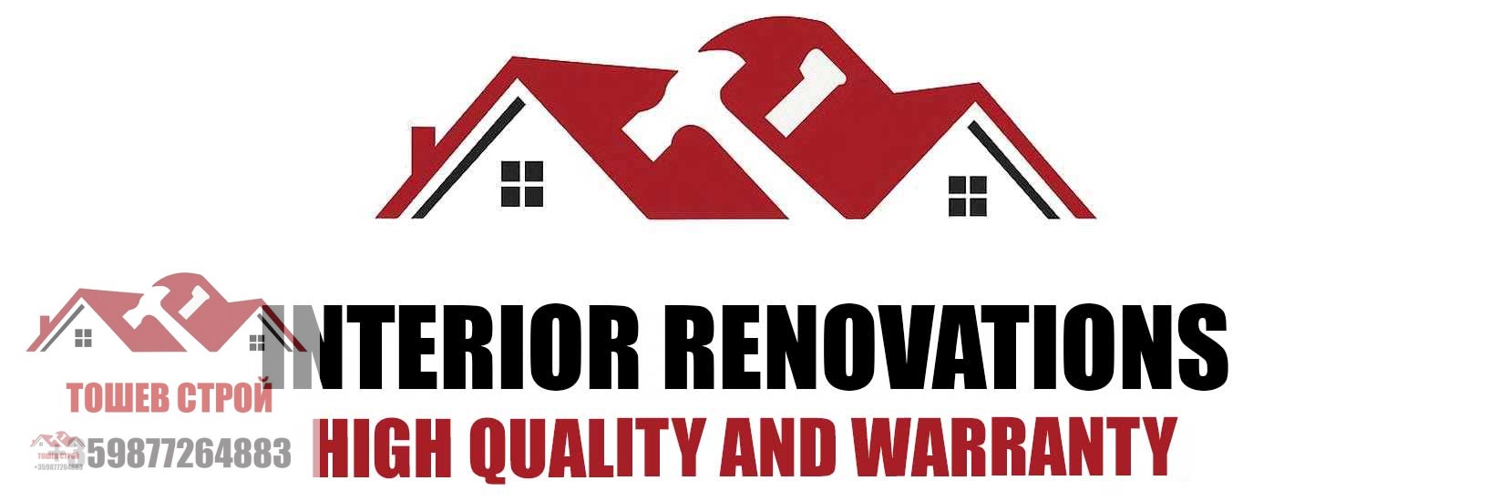 Interior renovations high quality and warranty